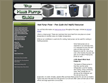 Tablet Screenshot of iheatpumpprices.com